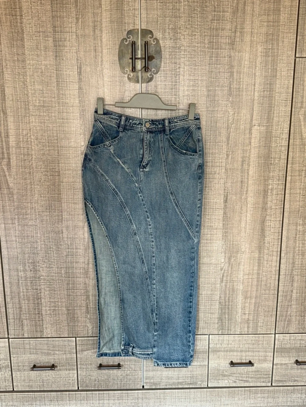 Urban Revivo‎ Deconstructed Denim Skirt